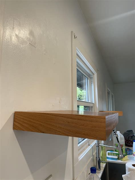 sagging floating shelf repair